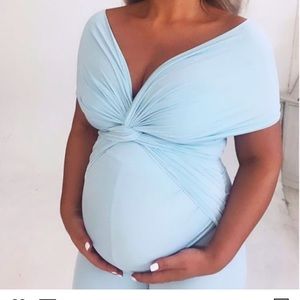 gina gado maternity jumpsuit